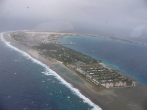 クワジェリン島（米軍基地が設置され、ミサイル実験が実施されており、米軍関係者が居住。マーシャル人の居住は許可されていない。）